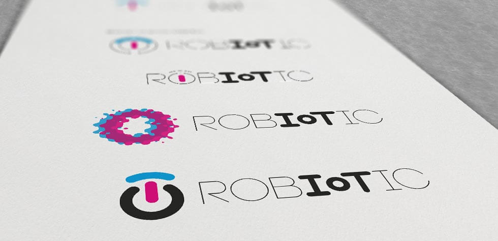 Entwurfsvarianten des neue Robiotic Logos